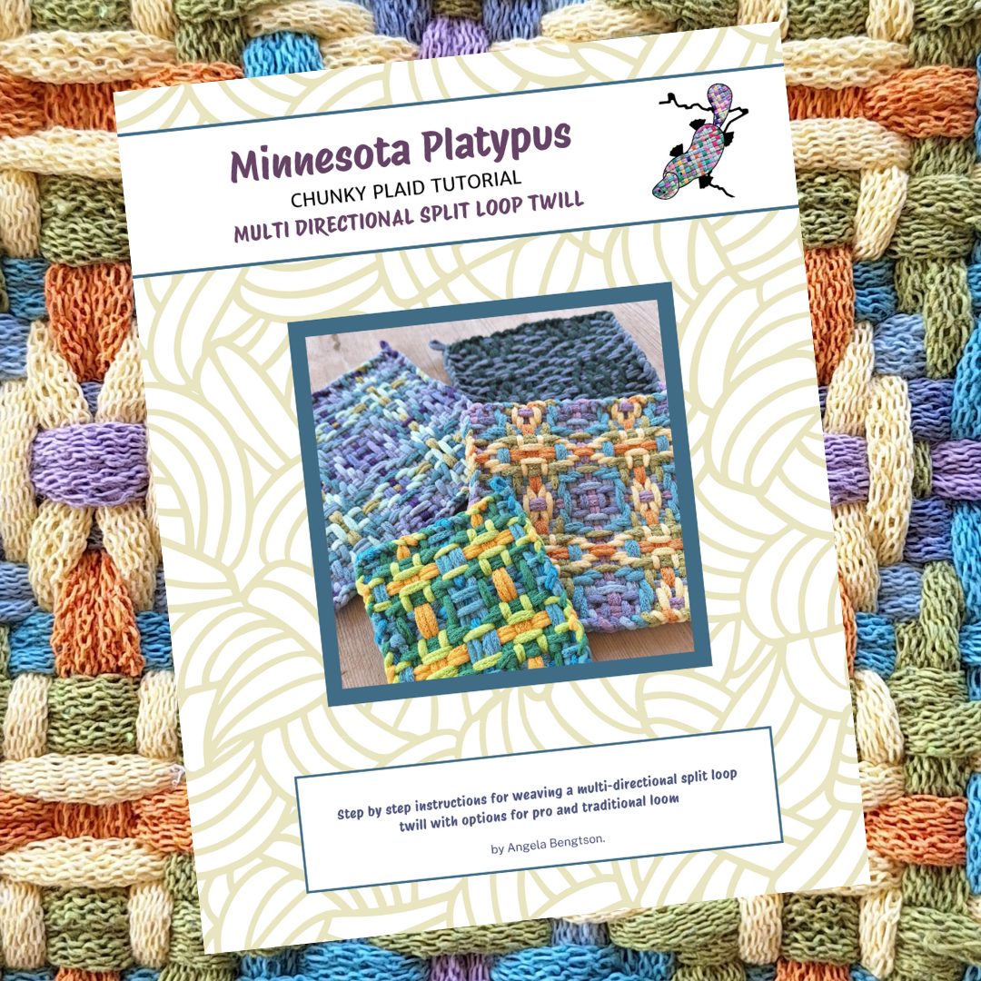 Chunky Plaid Potholder Tutorial