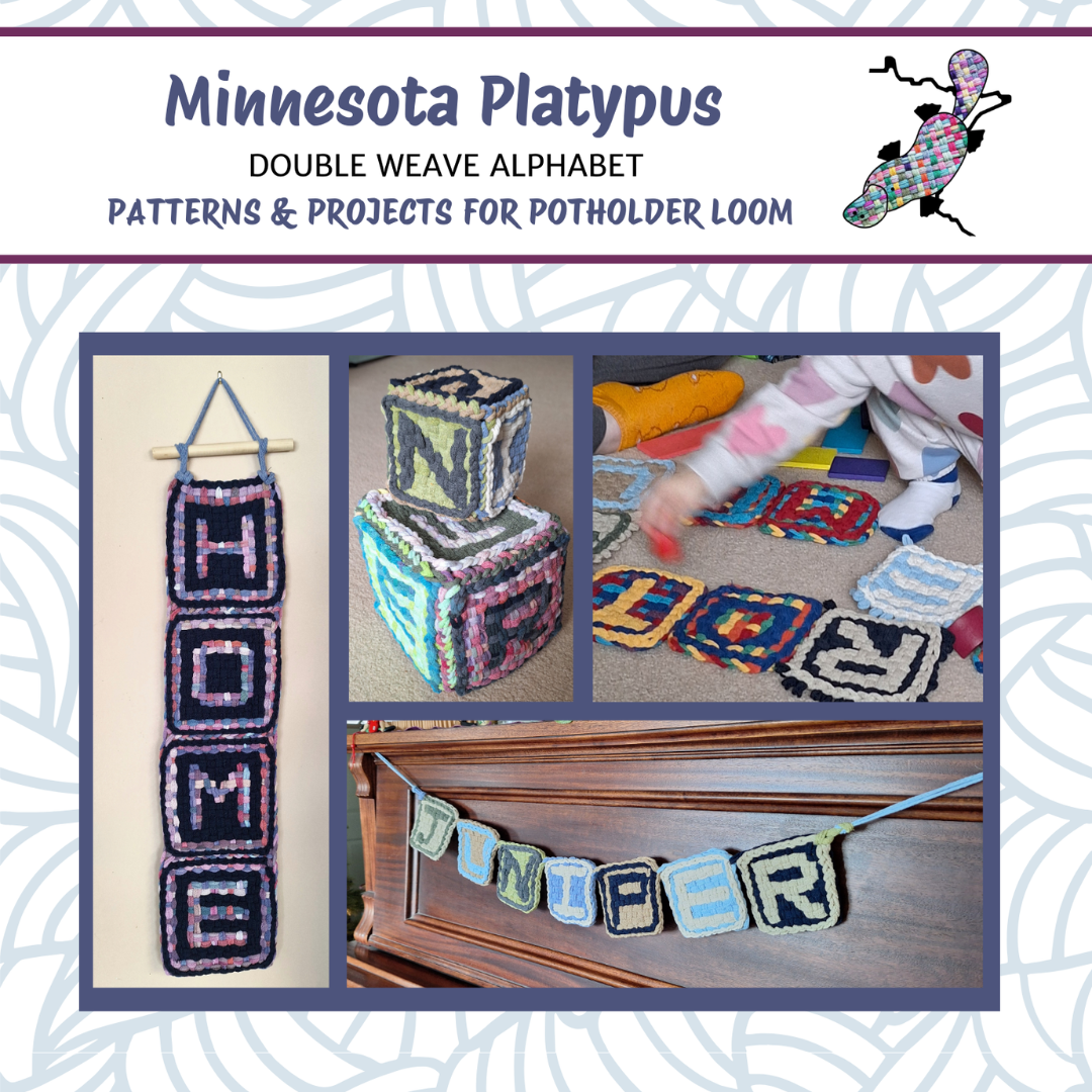 Double weave alphabet pattern booklet by MNPlatypus