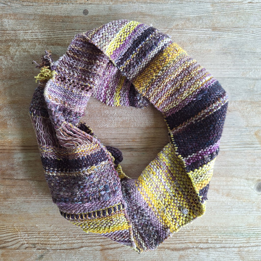 Between and Beyond handwoven art cowl by MNPlatypus