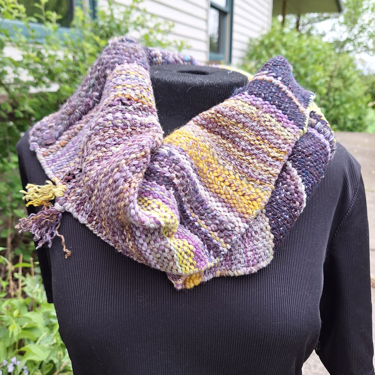 Between and Beyond handwoven art cowl by MNPlatypus