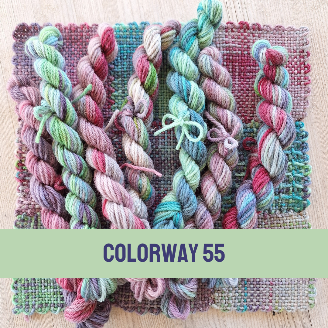 Hand Dyed Yarn colorway 55