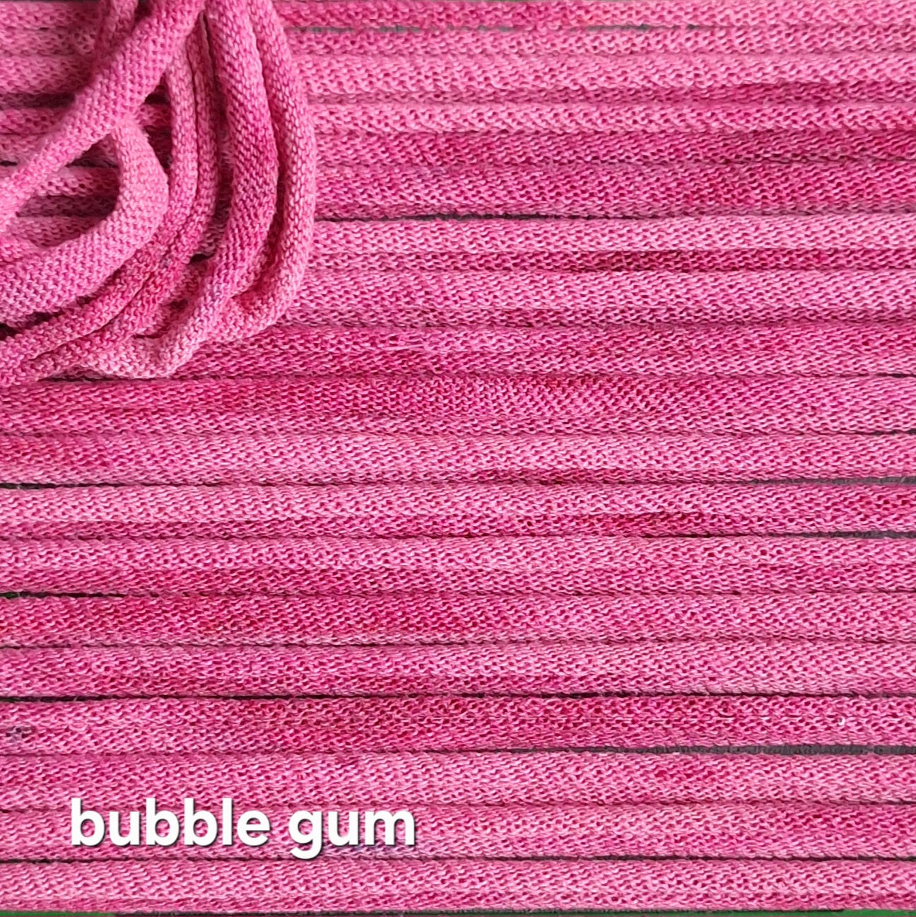 Bubble Gum hand dyed loops by MNPlatypus
