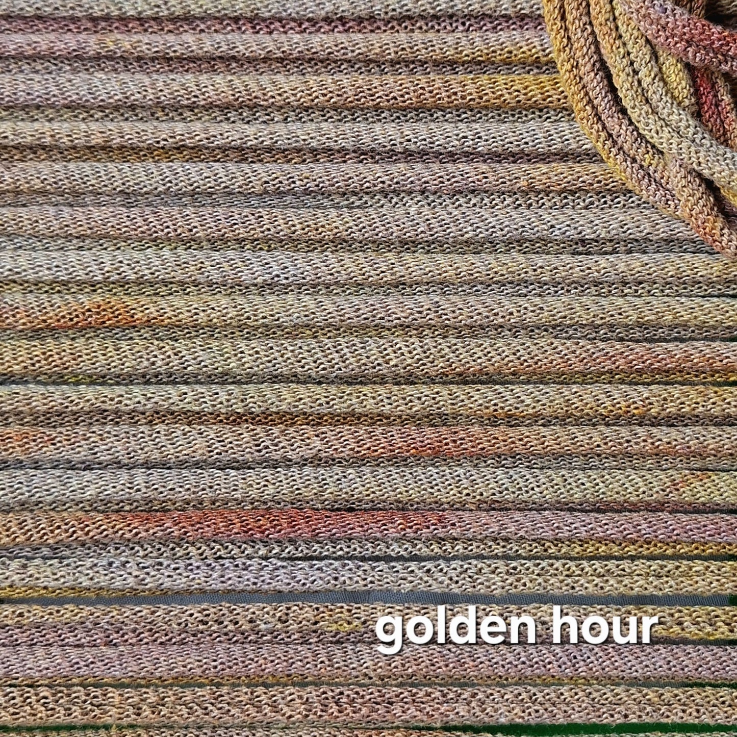 Golden Hour hand dyed loops