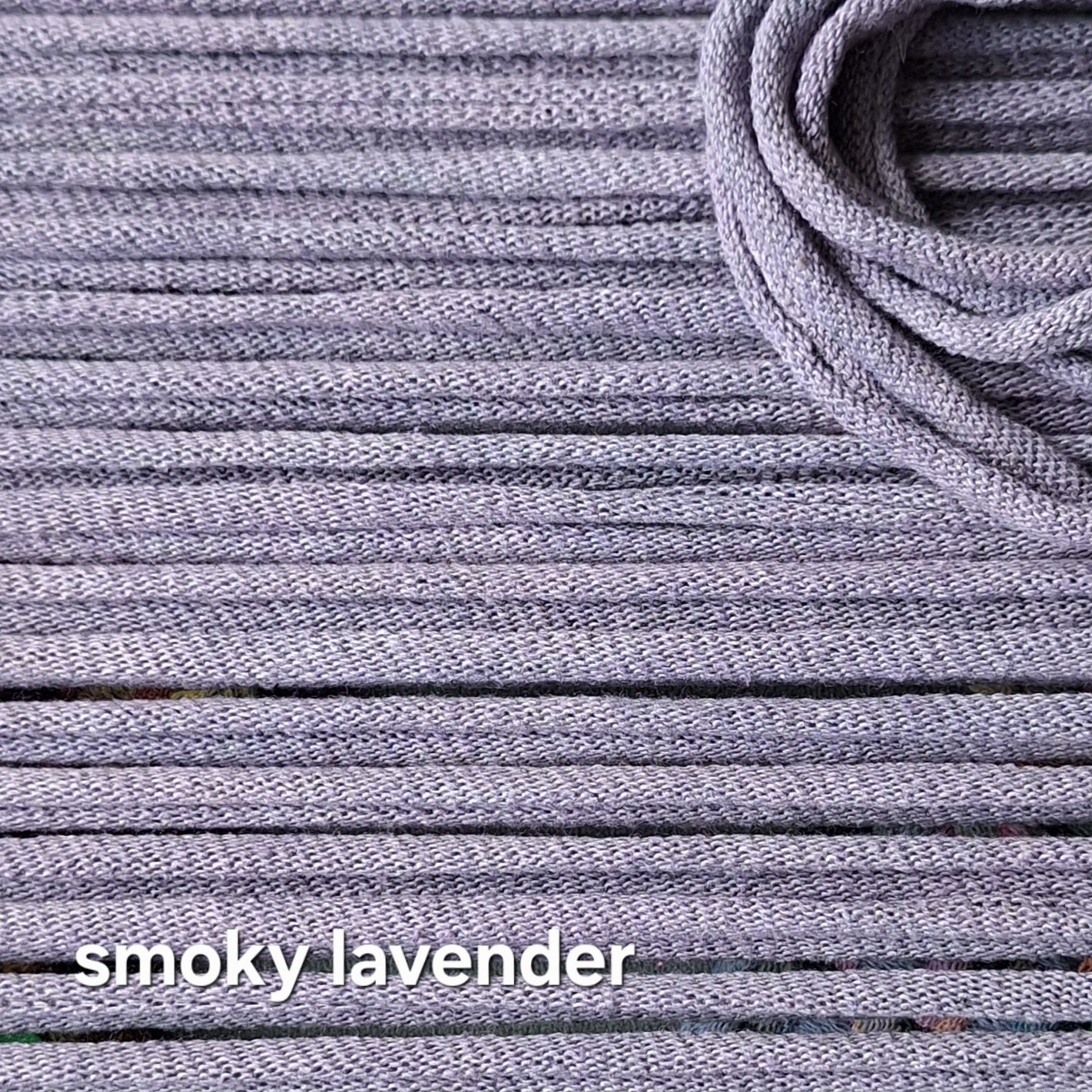 smoky lavender hand dyed loops