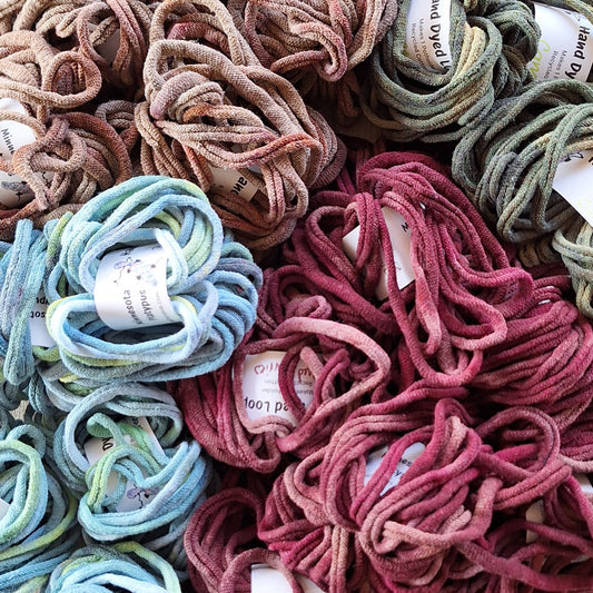 Special Edition cotton potholder loops hand dyed by MNPlatypus