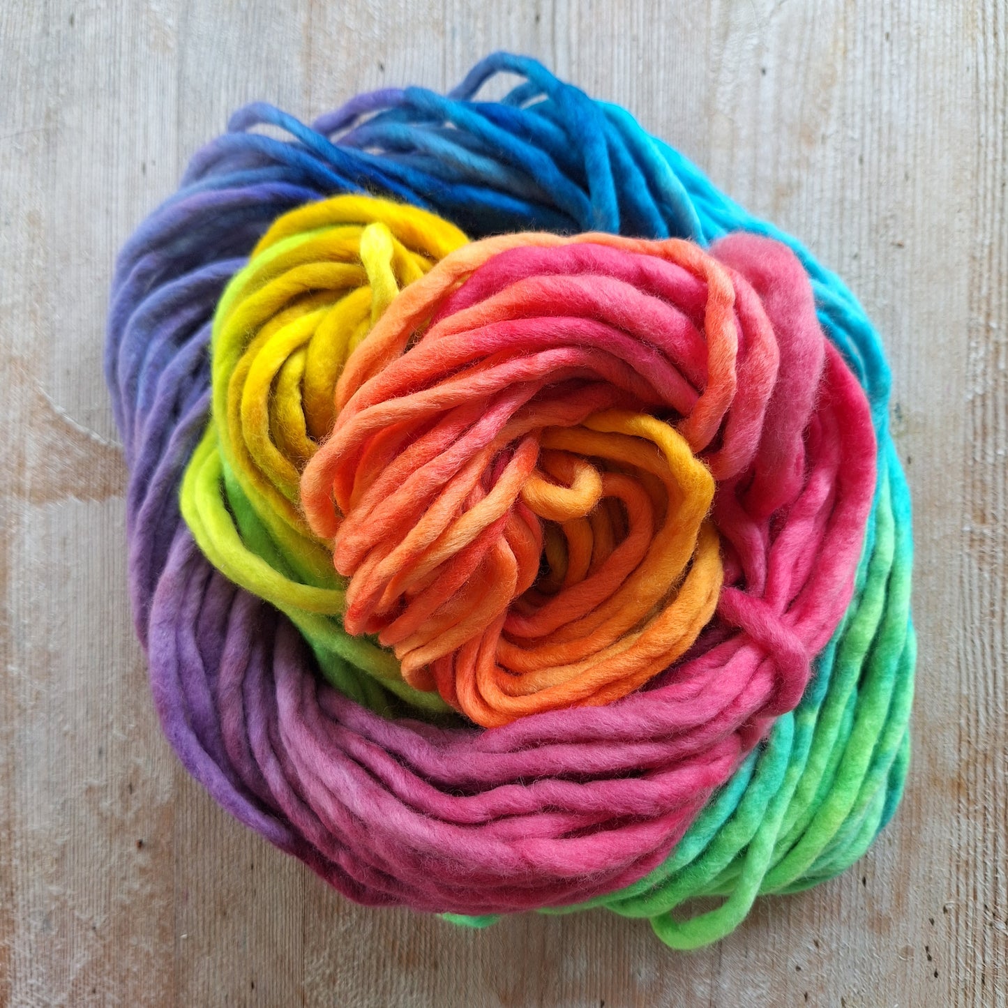 rainbow pencil roving