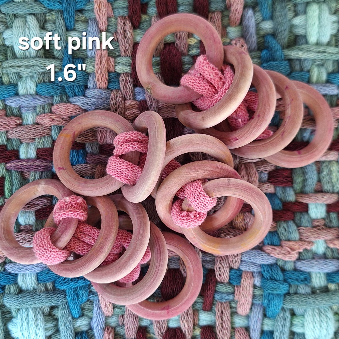pink potholder rings