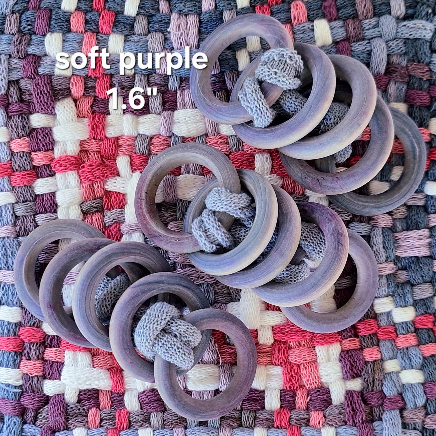 hand dyed potholder rings
