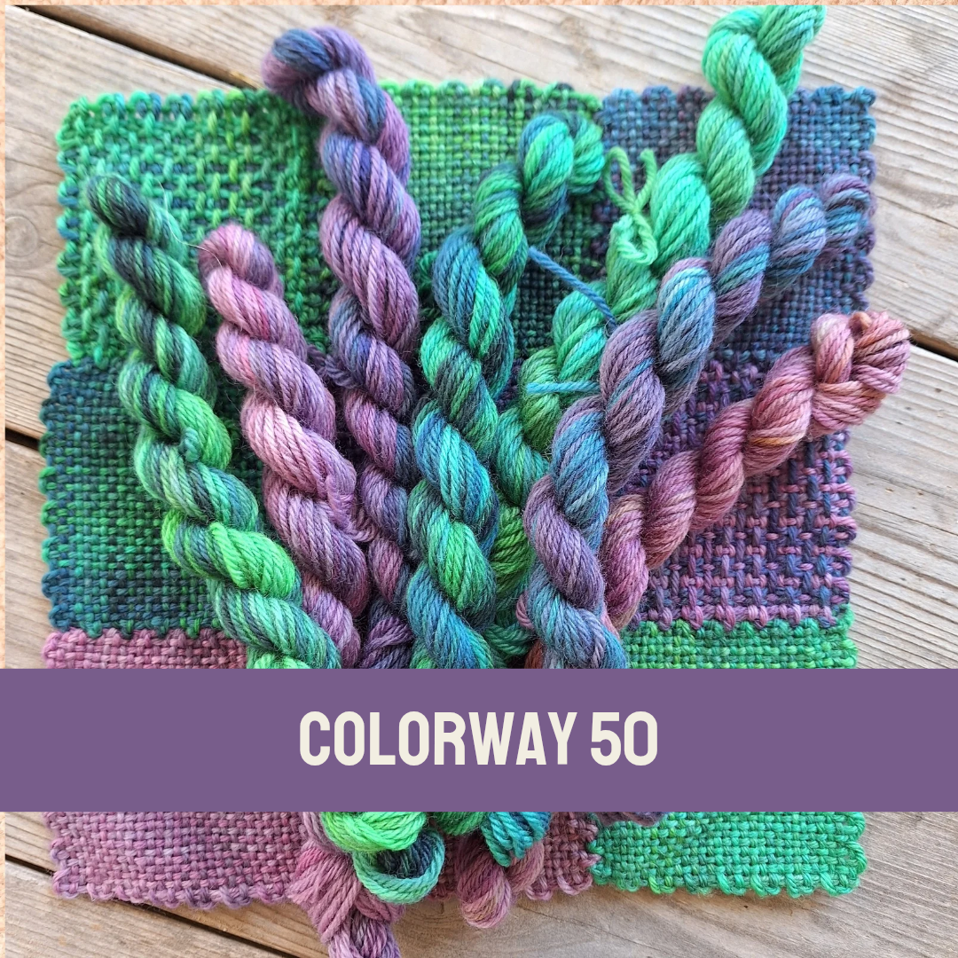 Hand Dyed Yarn Set (with Zoom Loom project instructions)