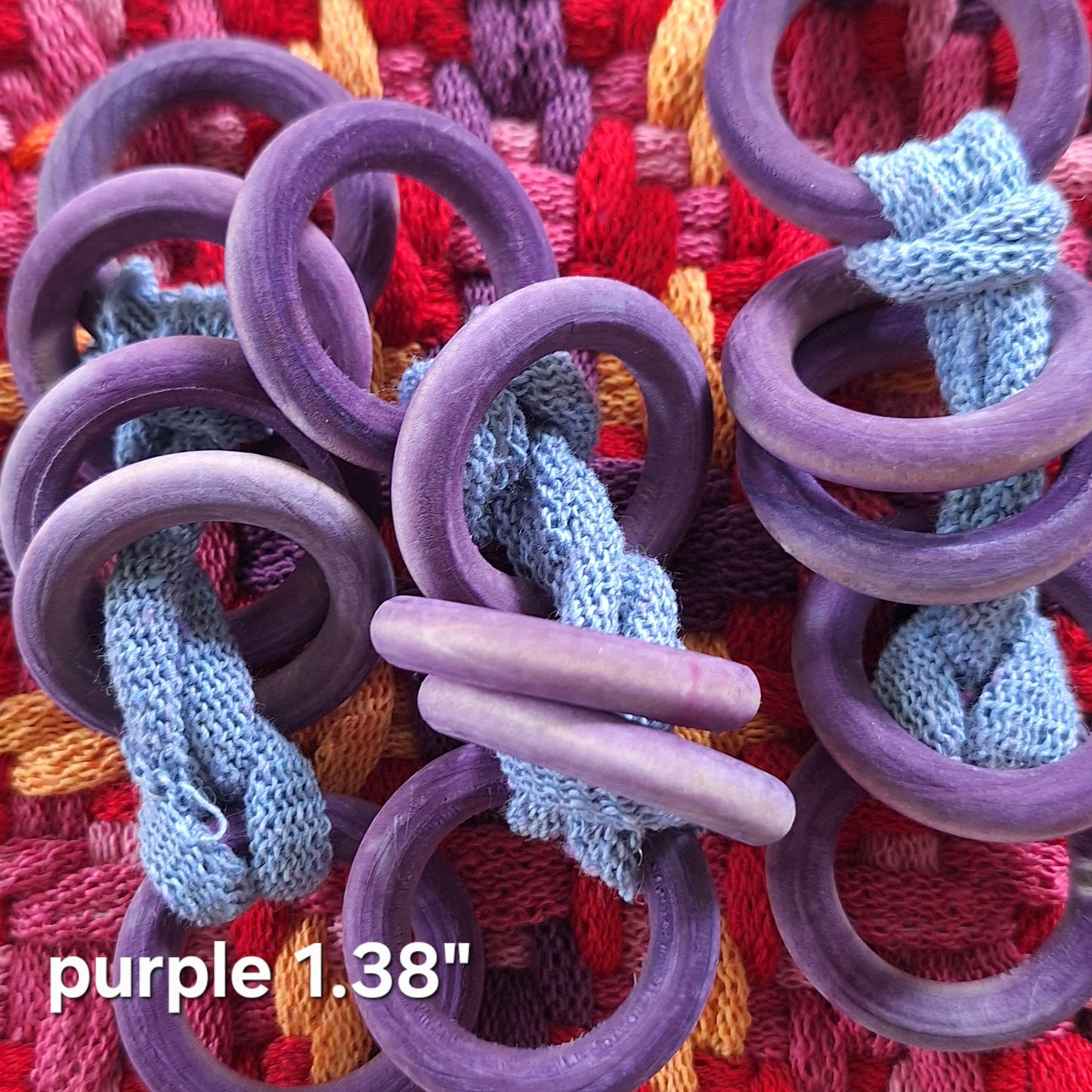 Hand Dyed Potholder Rings