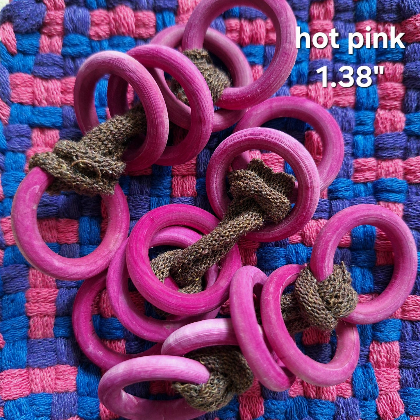 Hand Dyed Potholder Rings