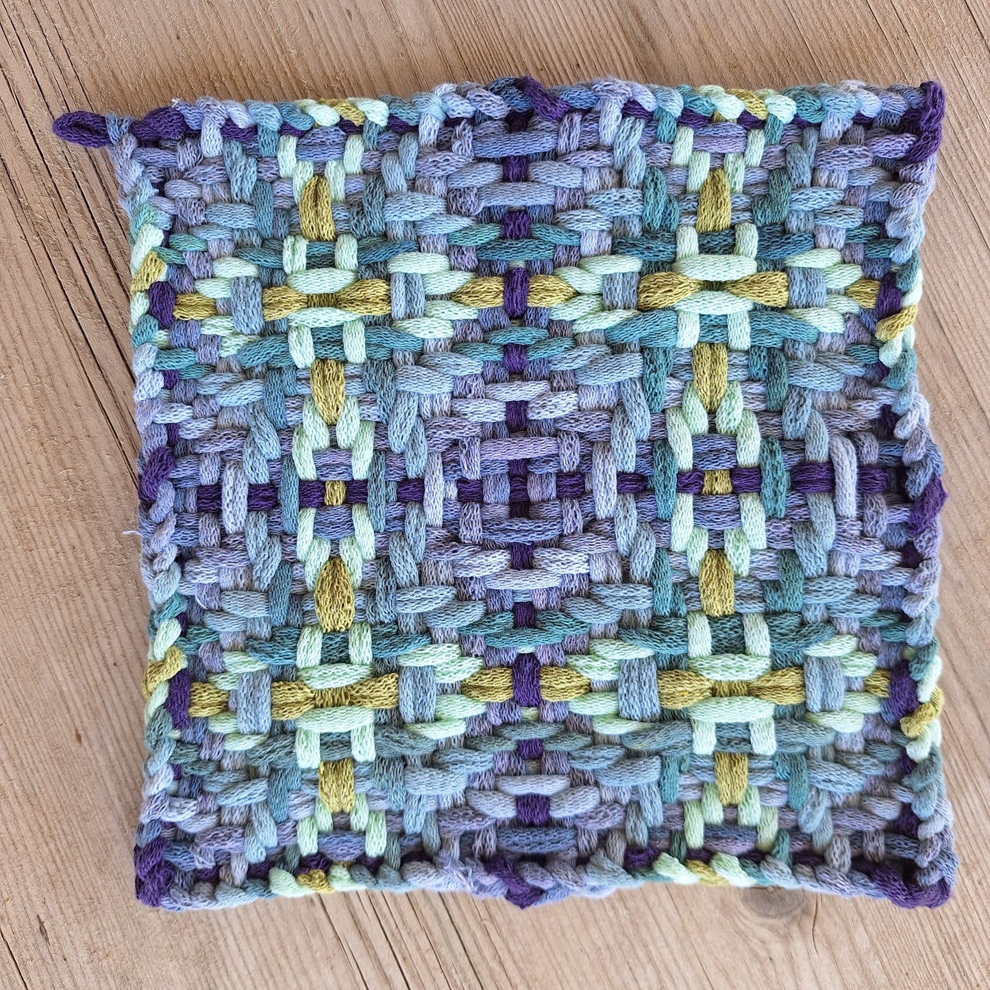 Chunky Plaid Potholder Tutorial