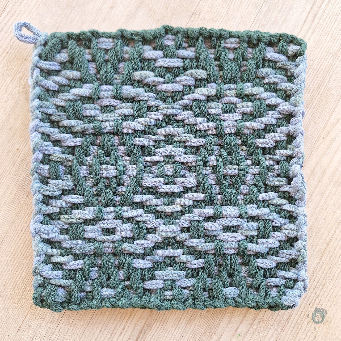 Chunky Plaid Potholder Tutorial