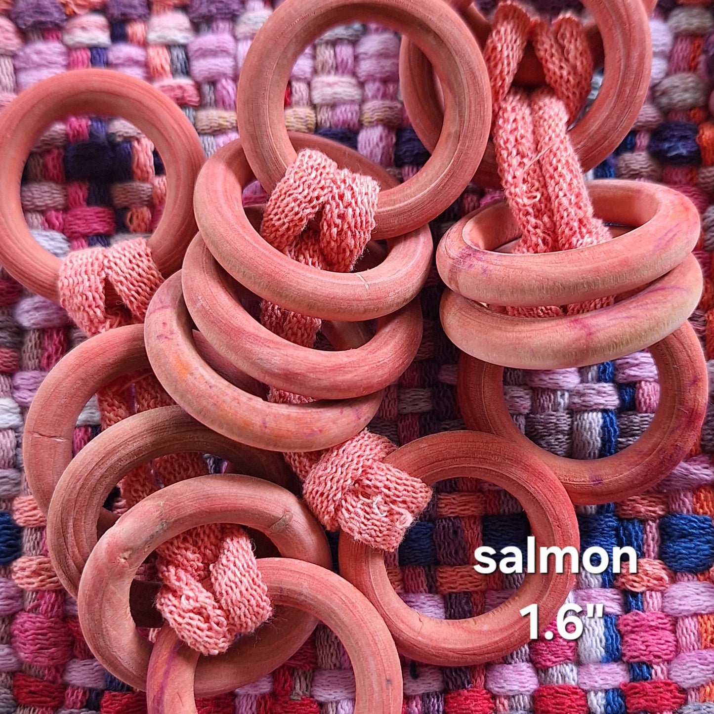 Hand Dyed Potholder Rings