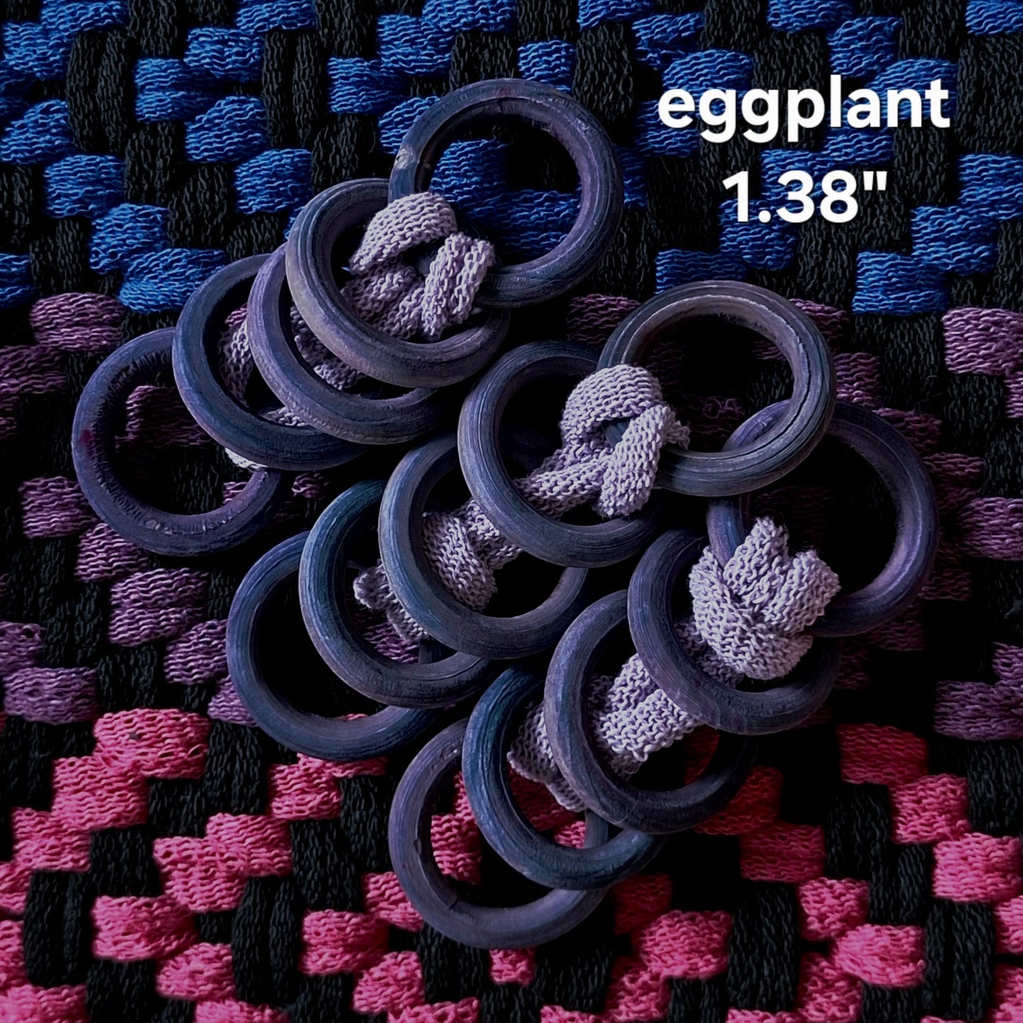 Hand Dyed Potholder Rings