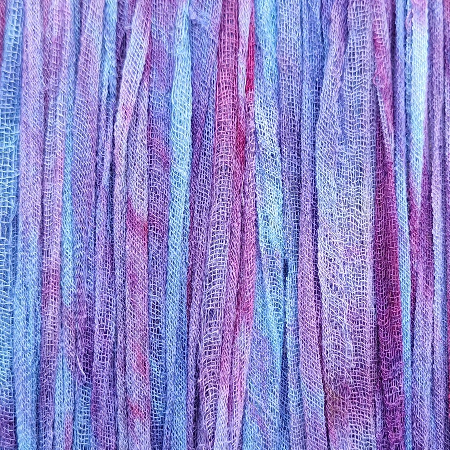 Hand Dyed Cotton Gauze Ribbon