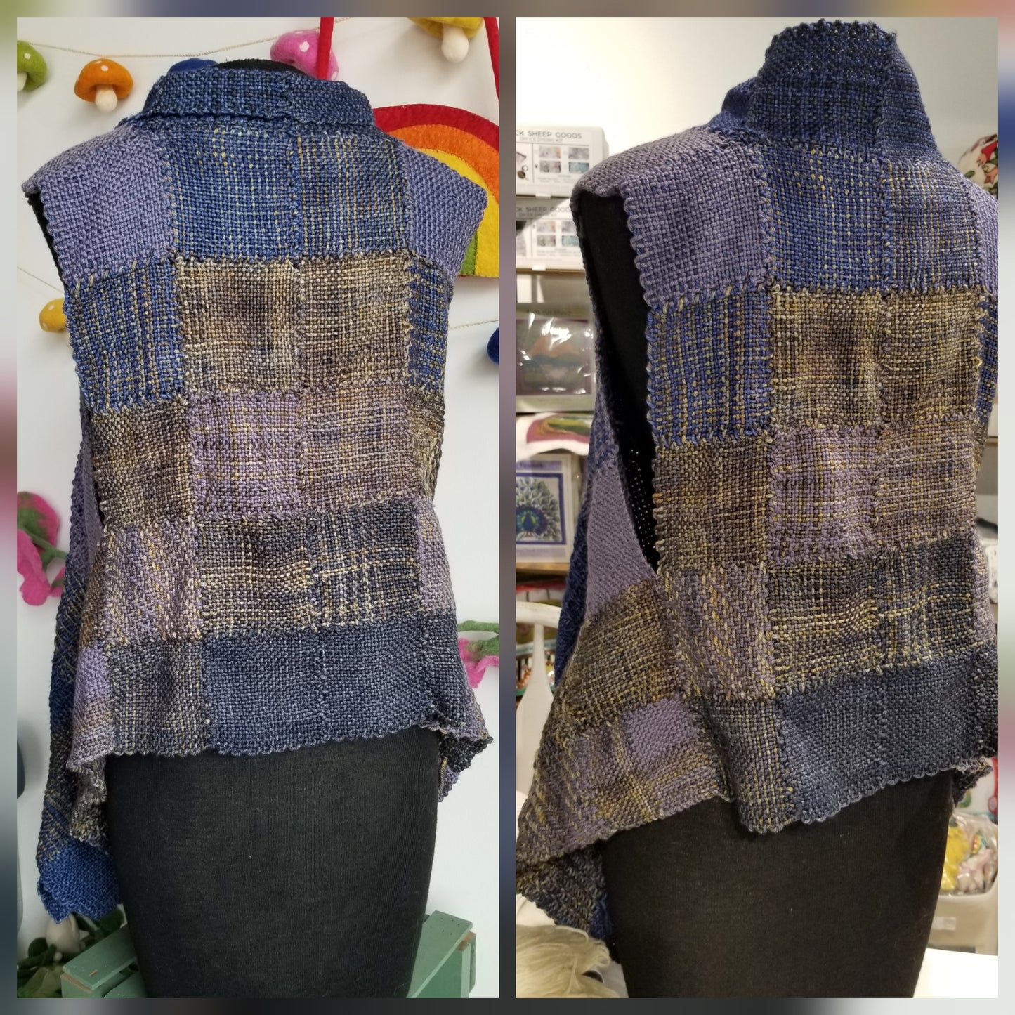 back views of zoom loom vest