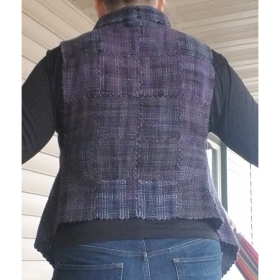 Back view of Zoom Loom vest