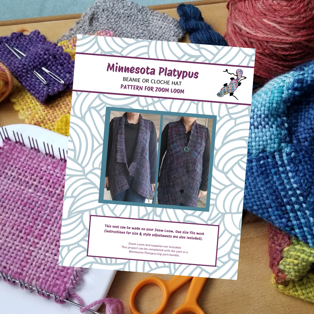Zoom Loom Vest Pattern by Minnesota Platypus