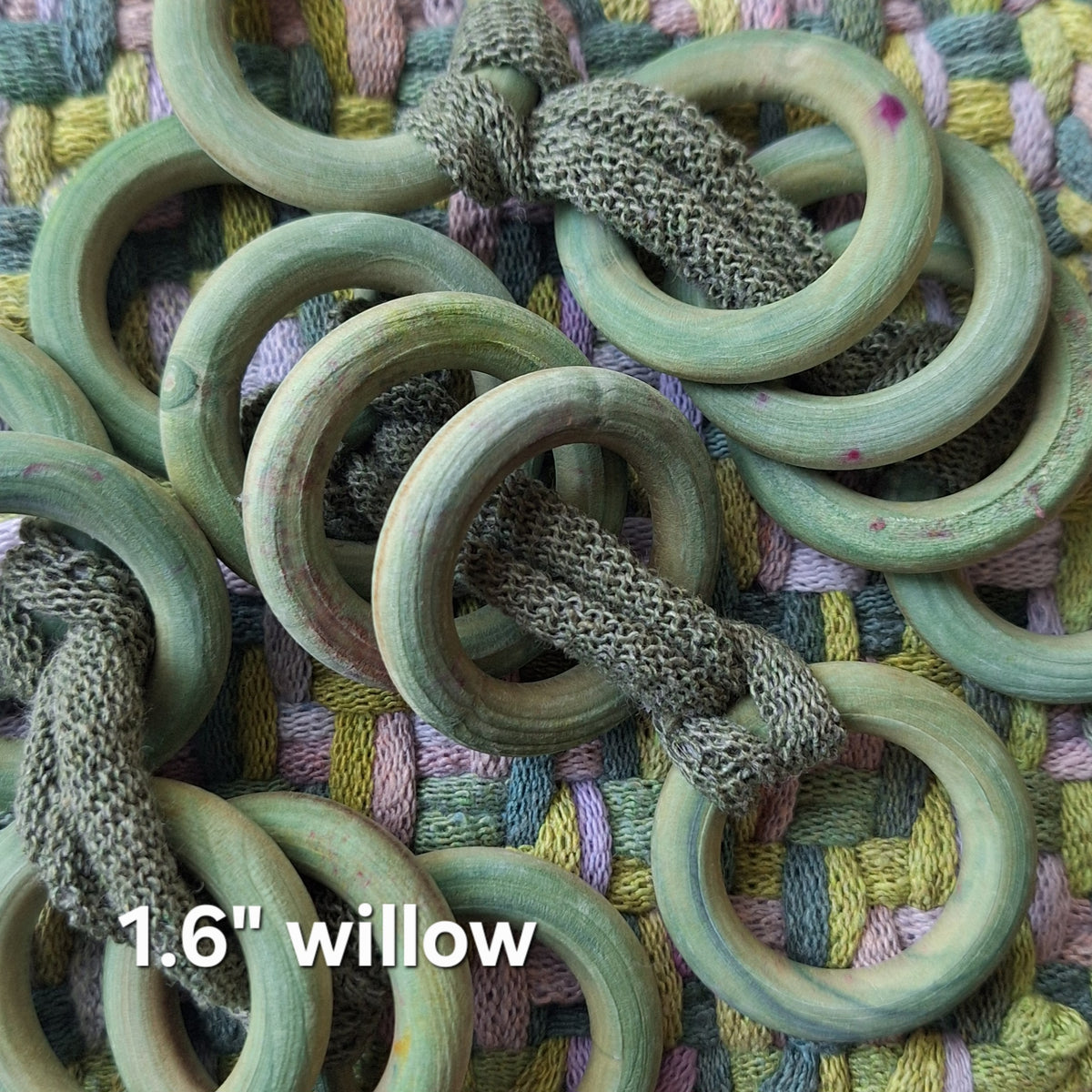 Hand Dyed Potholder Rings
