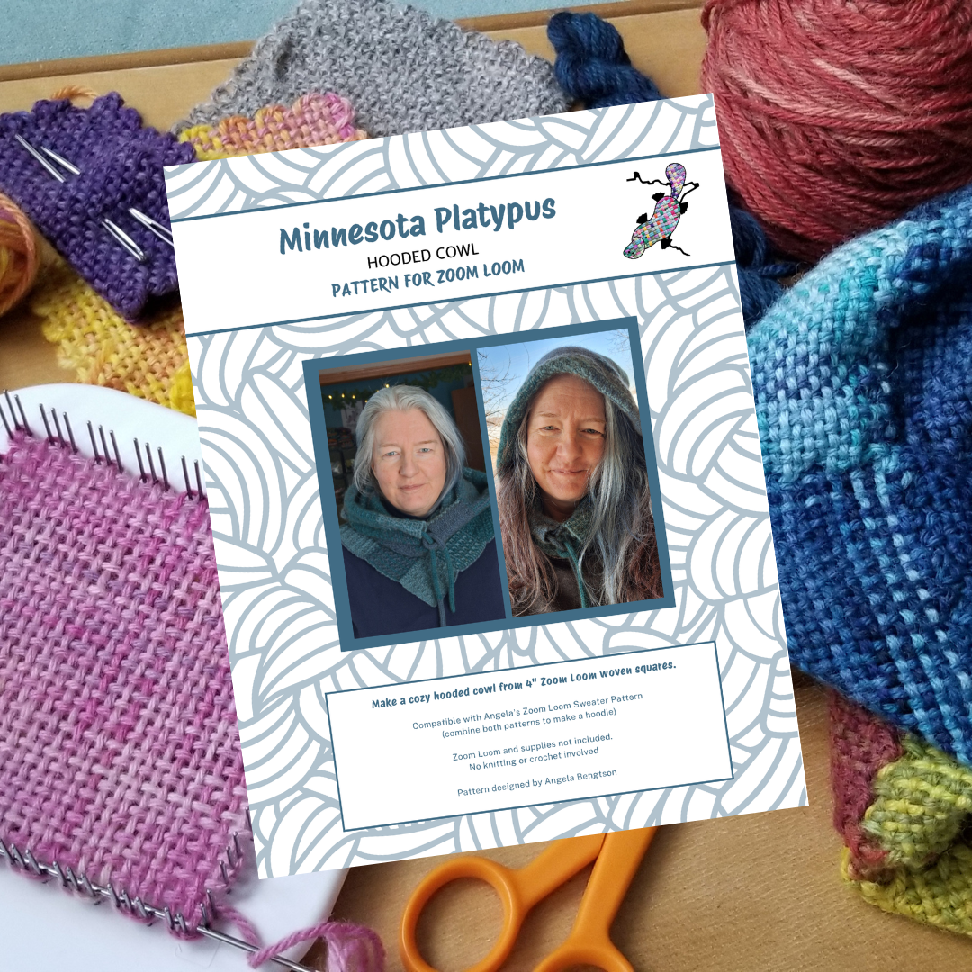 Zoom Loom Hooded Cowl Pattern