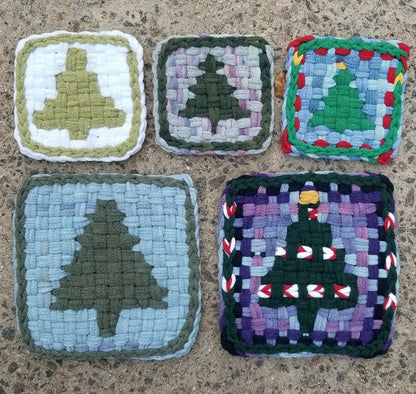 Christmas Collection Double Weave Potholder Patterns by MNPlatypus