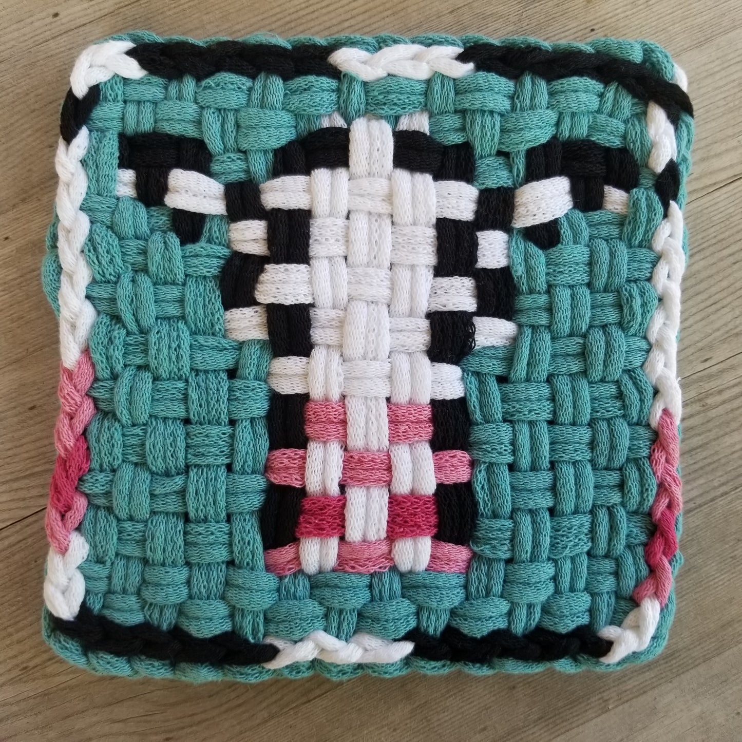 Cow Double Weave Potholder Pattern by MNPlatypus