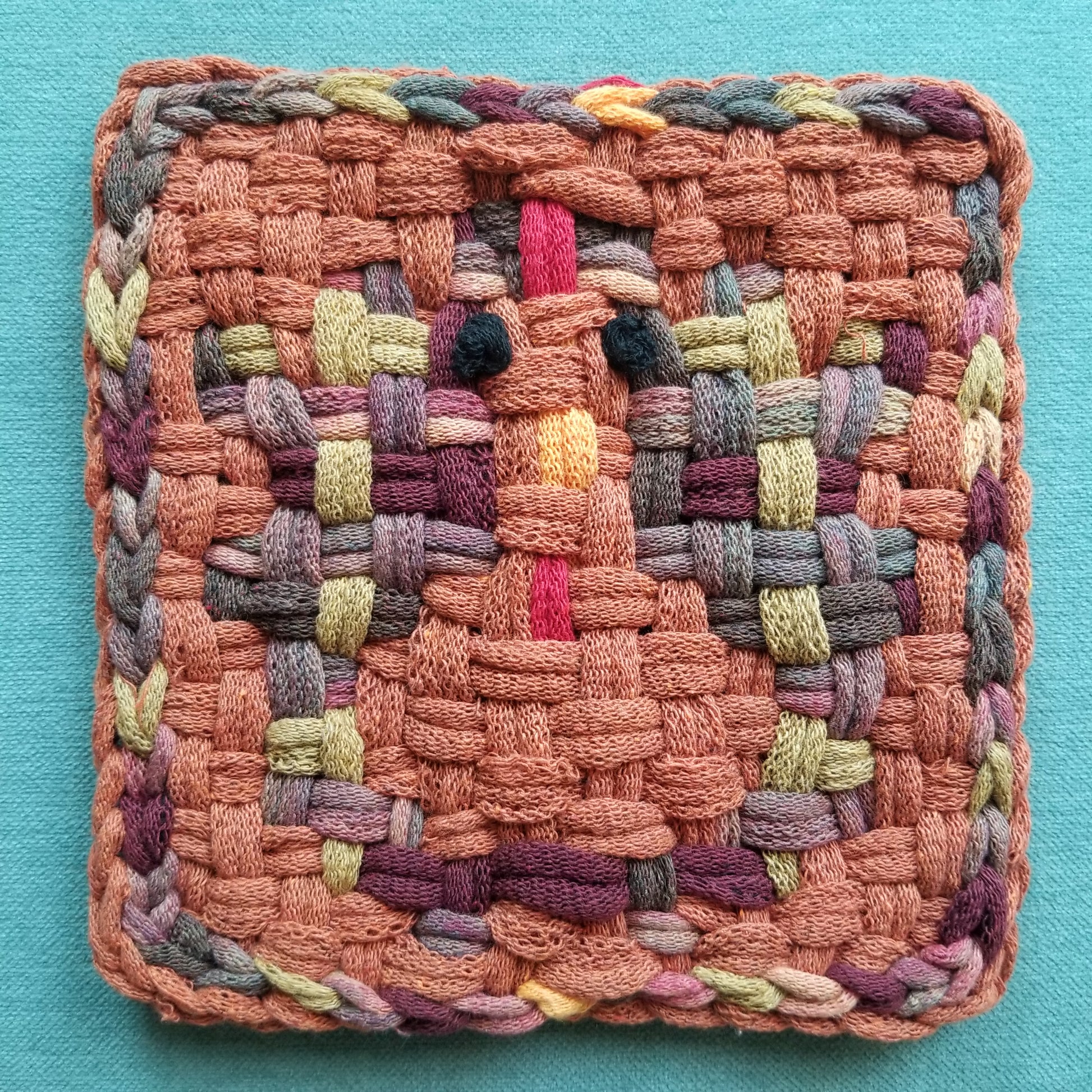 Gobble Gobble Turkey Double Weave Potholder Pattern by MNPlatypus
