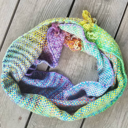 Spring Garden Handwoven Art Cowl by MNPlatypus