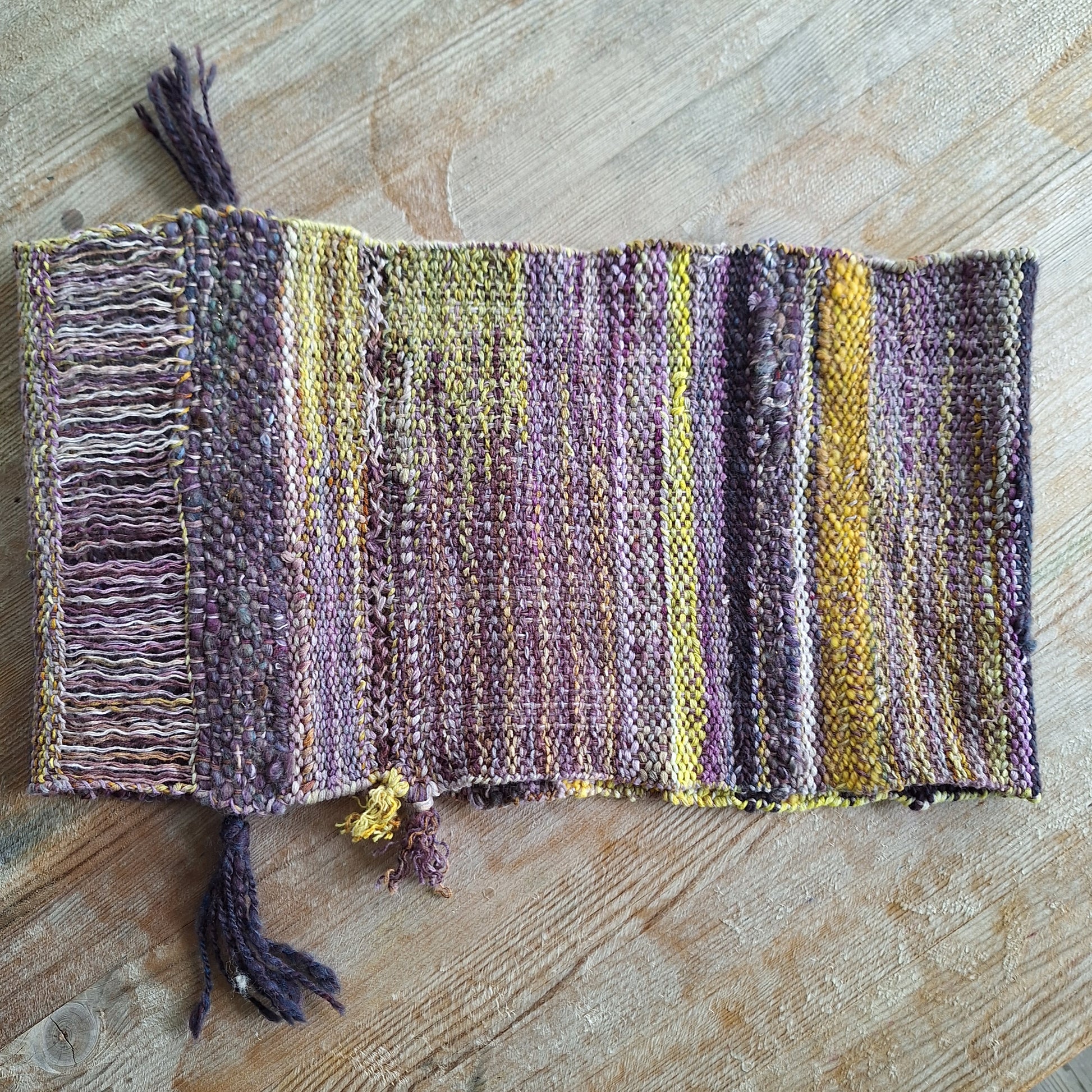 Between and Beyond handwoven art cowl by MNPlatypus
