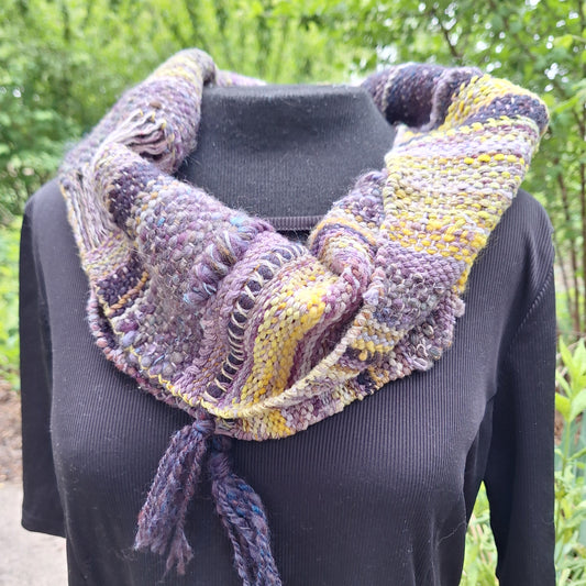 Between and Beyond handwoven art cowl by MNPlatypus