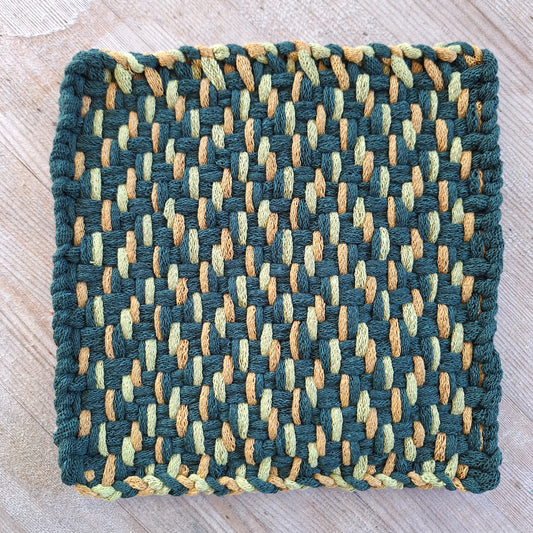 Dashing about potholder pattern