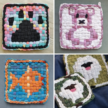 Double Weave Potholder Patterns by MNPlatypus