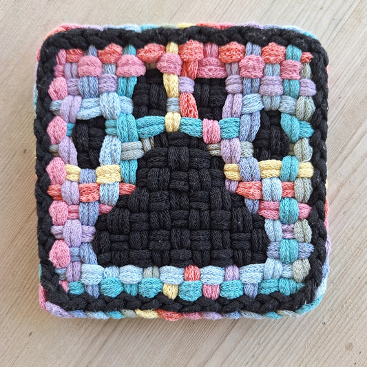 Double Weave Paw Print Potholder by MNPlatypus