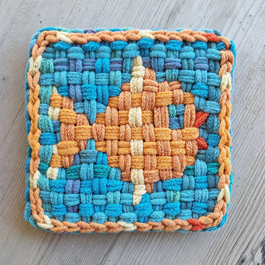 Double Weave Goldfish Potholder by MNPlatypus