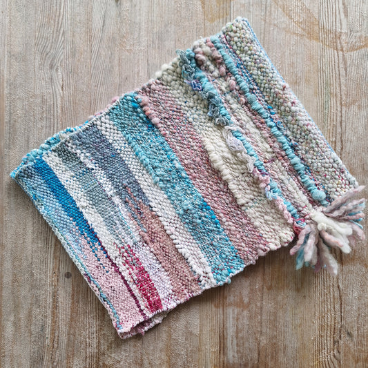 Fairy Floss handwoven art cowl by MNPlatypus