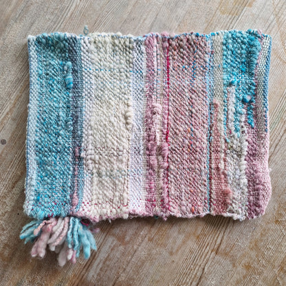Fairy Floss handwoven art cowl by MNPlatypus