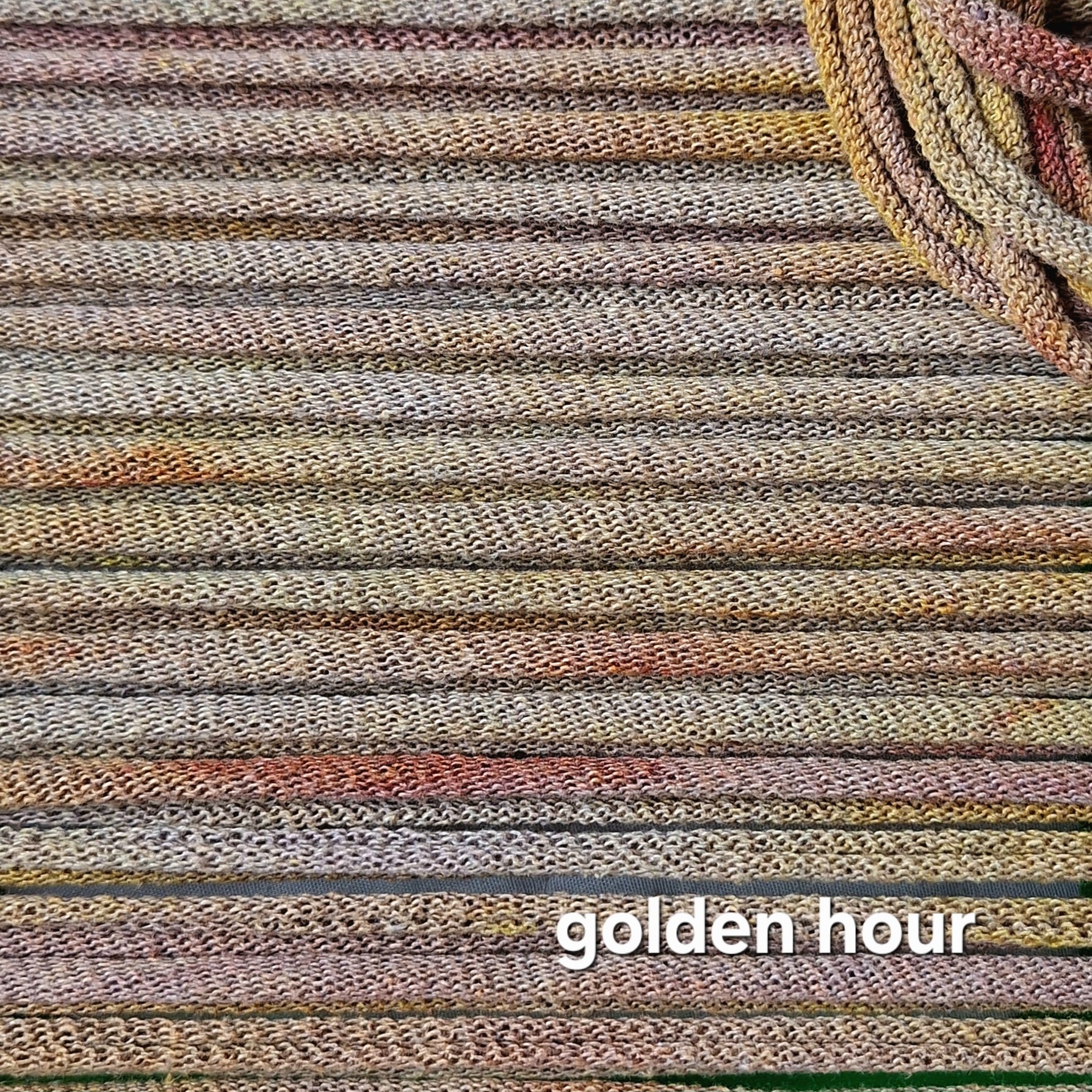 Golden Hour hand dyed loops