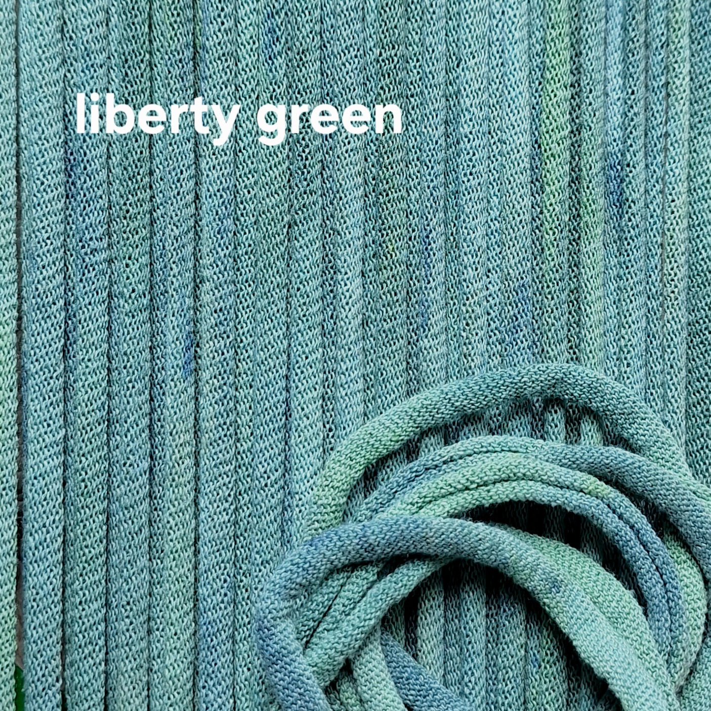 Liberty Green hand dyed potholder loops by MNPlatypus