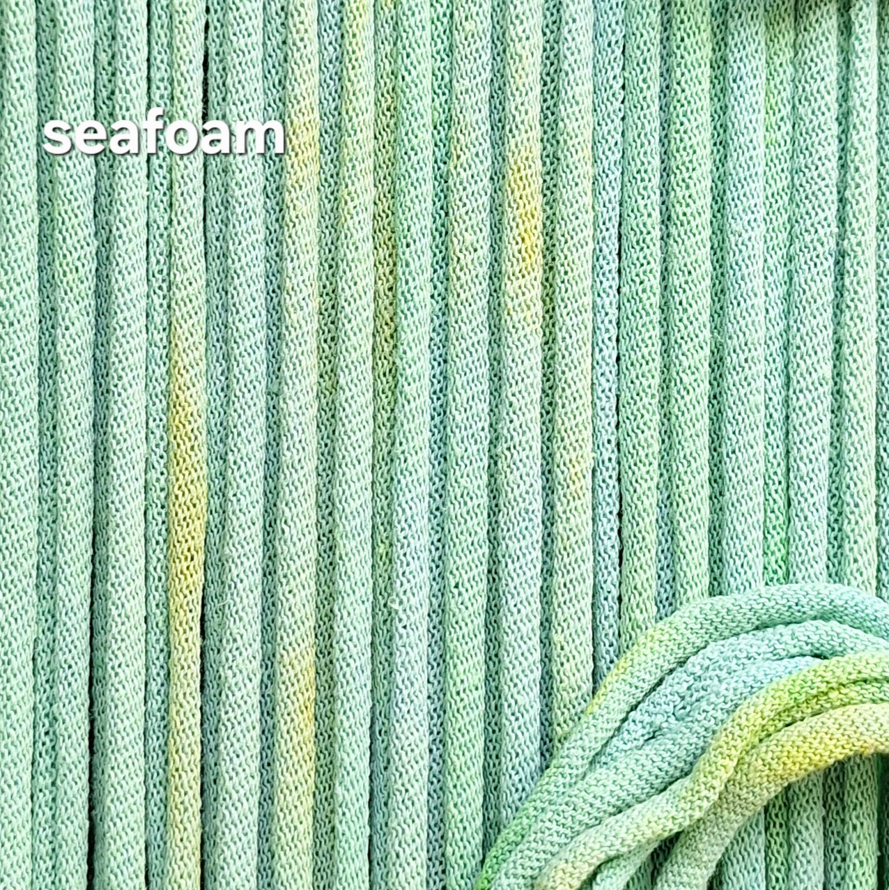 seafoam green hand dyed potholder loops