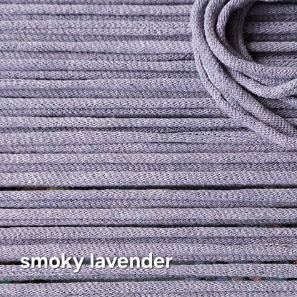 smoky lavender hand dyed loops