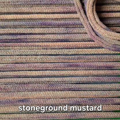 Stoneground Mustard hand dyed potholder loops by MNPlatypus