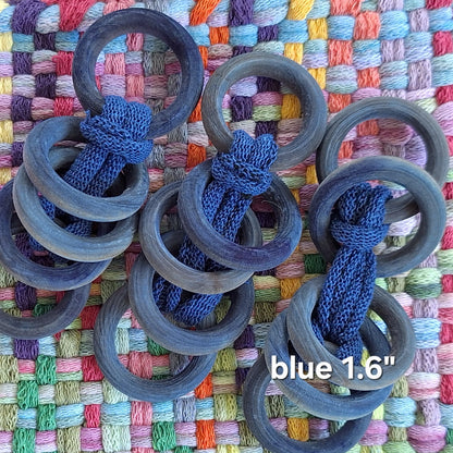 blue potholder rings