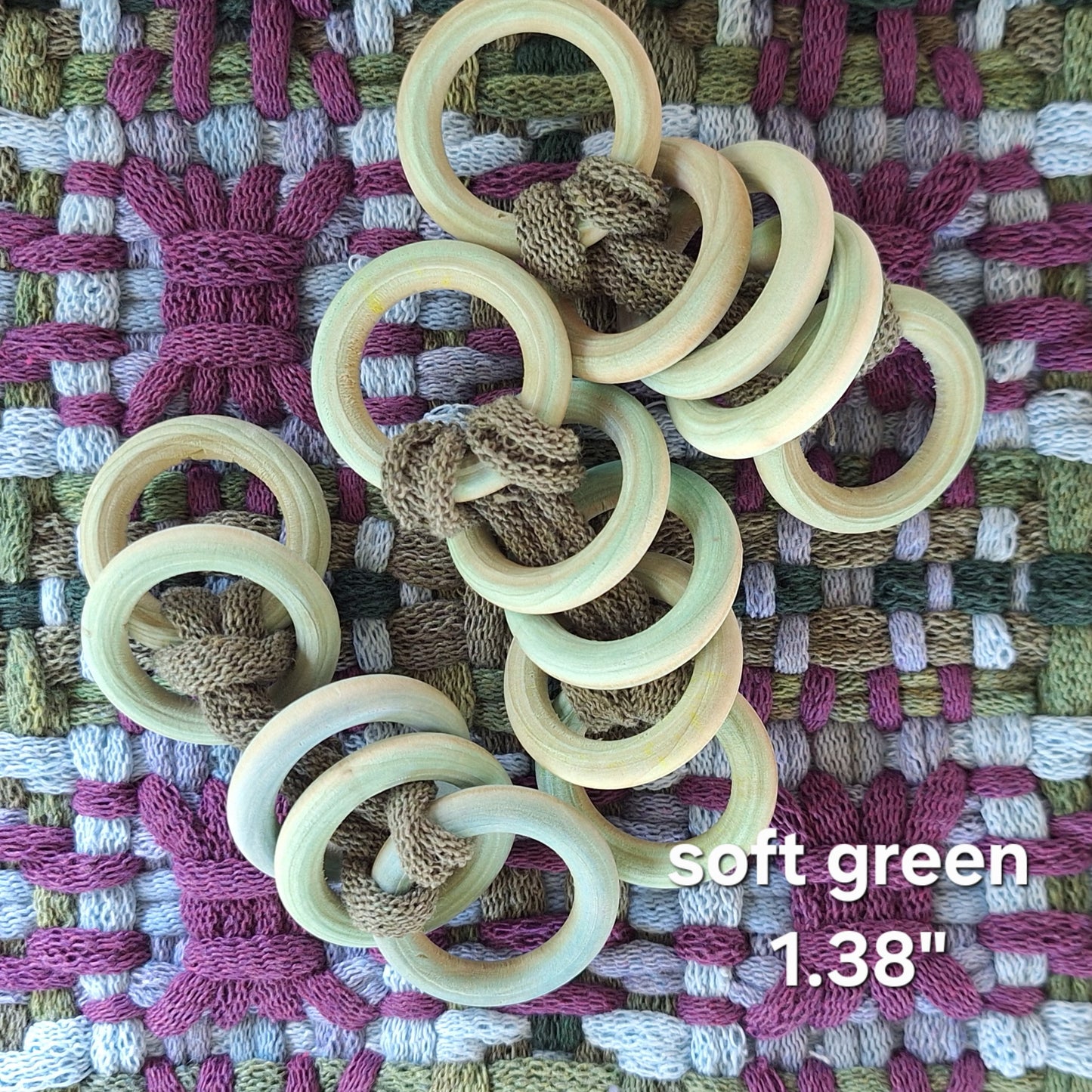green potholder rings