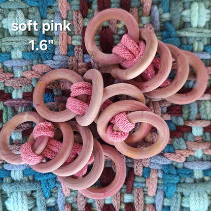 pink potholder rings