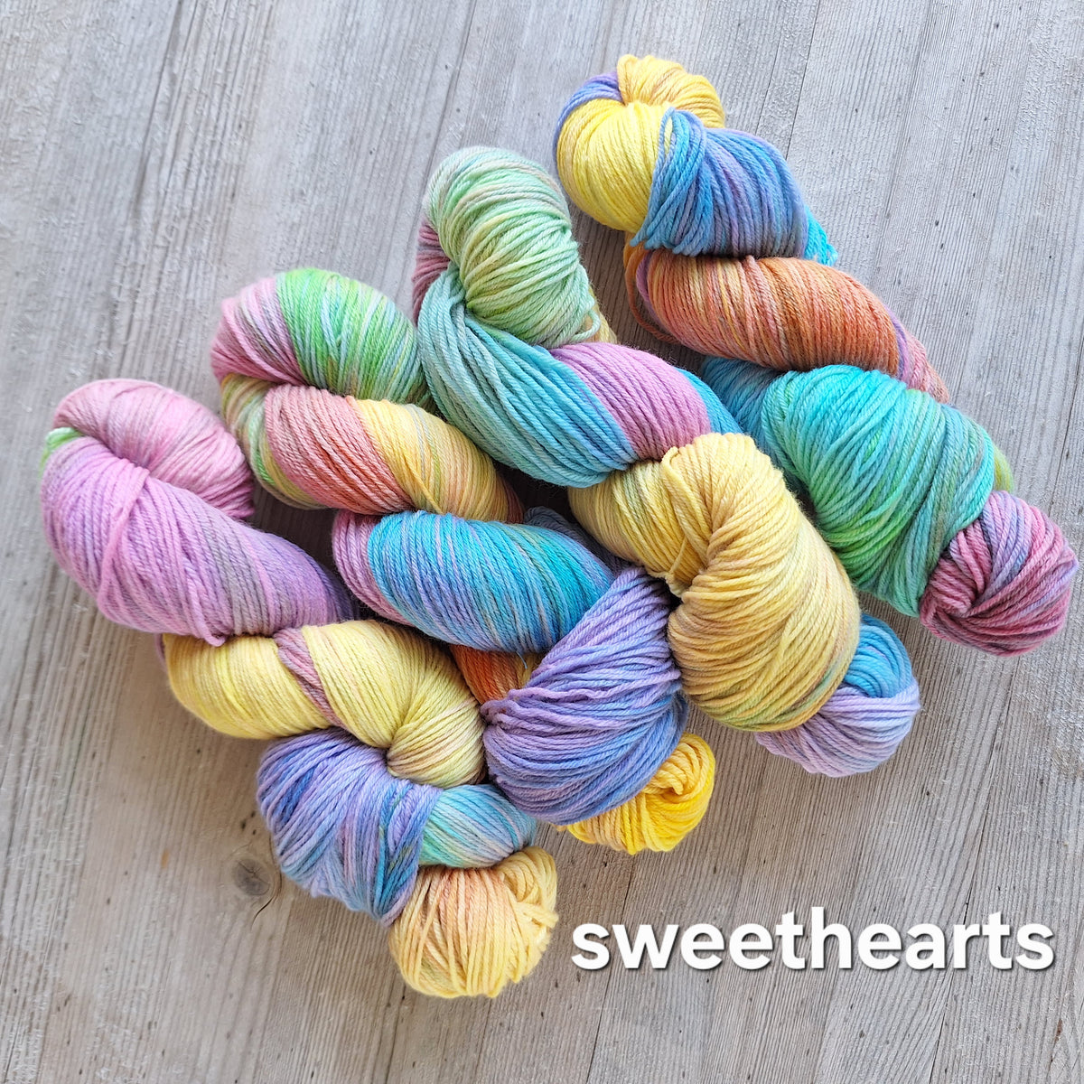 Hand Dyed Single Skeins - Fingering Weight Wool