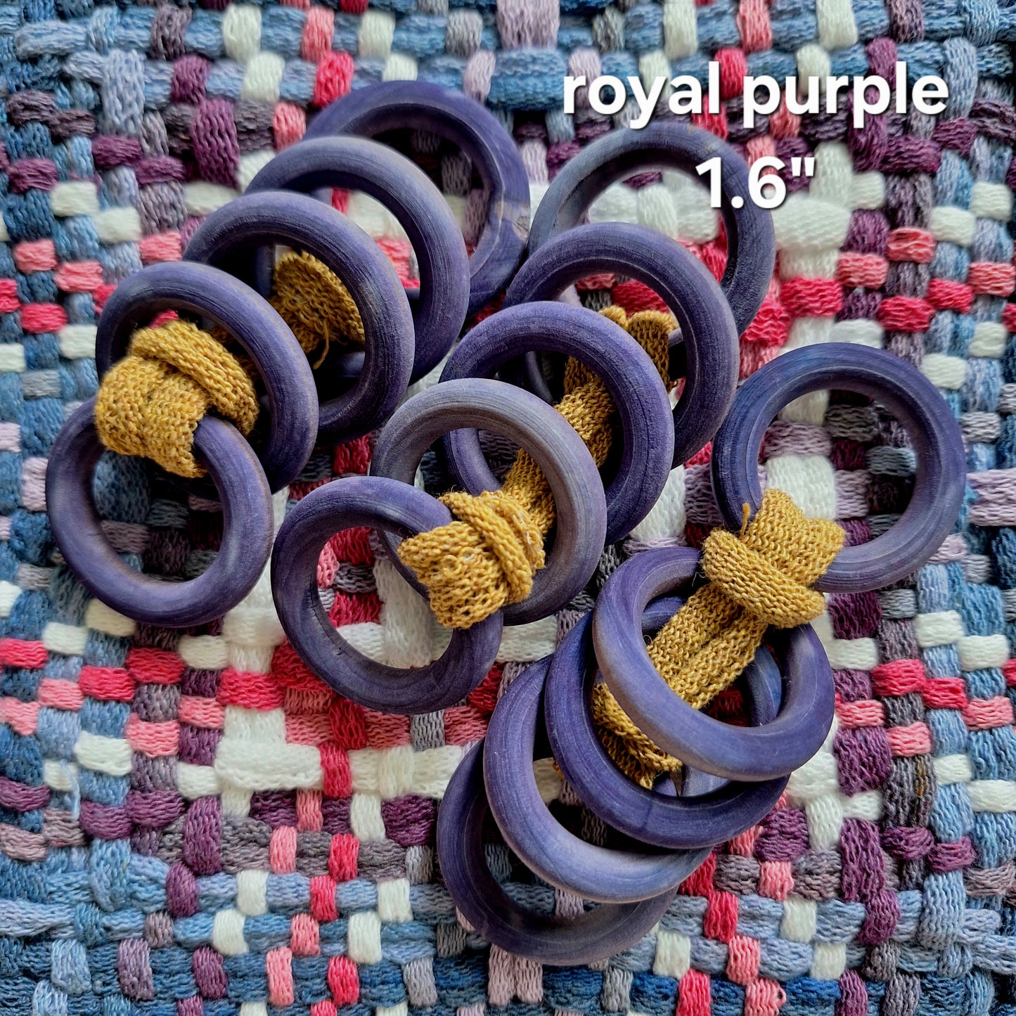 Hand Dyed Potholder Rings