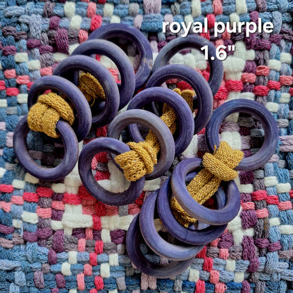 Hand Dyed Potholder Rings
