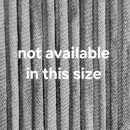 Text 'not available in this size' on a textured gray background