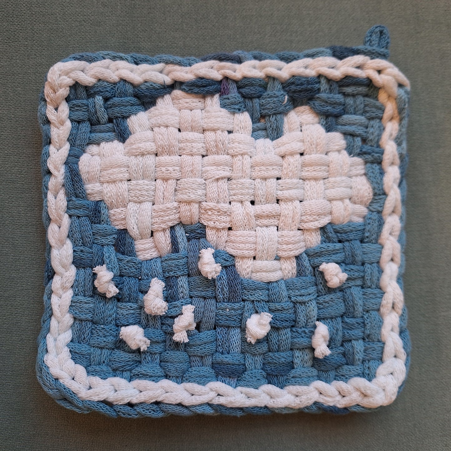 Cloud potholder pattern by MNPlatypus